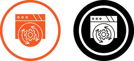 Update Icon Design vector