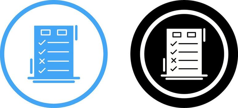 Today to Done CheckList Icon Design vector