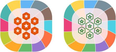 Unique Reputation Management Icon Design vector