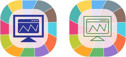 Web Analysis Icon Design vector