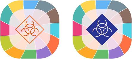 Biological Hazard Icon Design vector