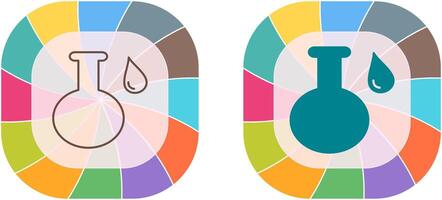 Acidic Liquid Icon Design vector