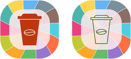 Coffee Cup Icon Design vector