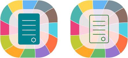 Unique Reports Icon Design vector