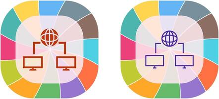Unique Internet Connectivity Icon Design vector