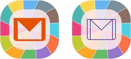 Unique Email Icon Design vector
