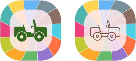 Safari Jeep Icon Design vector