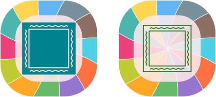 Unique Frame Icon Design vector