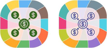 Distribution Icon Design vector