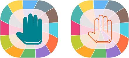 Unique Hand Tool Icon Design vector