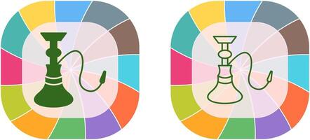 Unique Hookah Icon Design vector