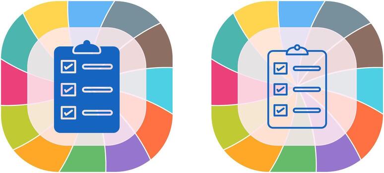 único pedidos lista icono diseño vector