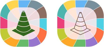 Unique Cone Icon Design vector