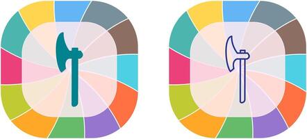 Unique Axe Icon Design vector