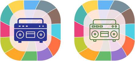 Casette Player Icon Design vector