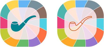 Smoking Pipe Icon Design vector