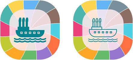 Steamboat Icon Design vector