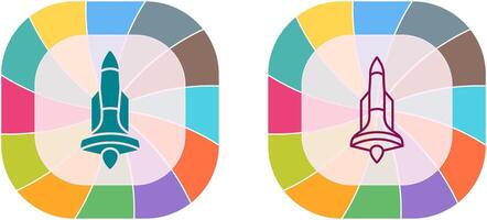 diseño de icono de cohete vector