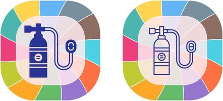 Oxygen Tank Icon Design vector