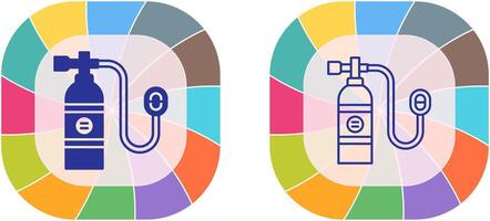 diseño de icono de tanque de oxígeno vector