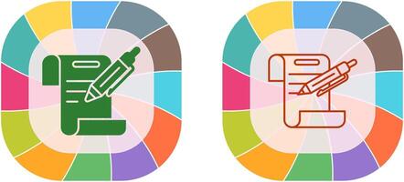 Contract Icon Design vector