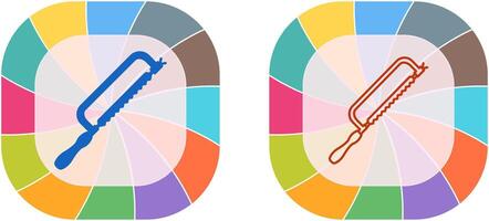 Hacksaw Icon Design vector