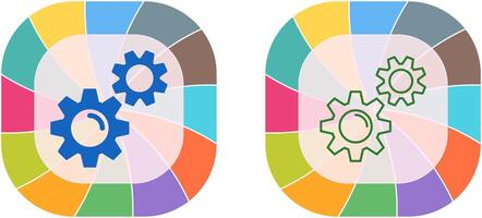 Gears Icon Design vector