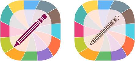 Pencil Icon Design vector