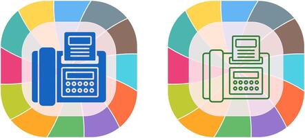 Fax Icon Design vector