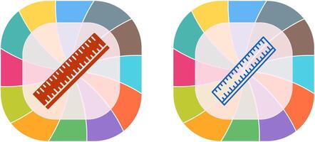 Ruler Icon Design vector