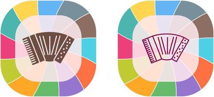 Accordion Icon Design vector