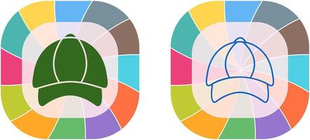 P Cap Icon Design vector