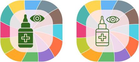 Eye Drop Icon Design vector