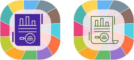 Market Research Icon Design vector