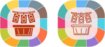 Money Loundering Icon Design vector