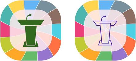 Podium Icon Design vector