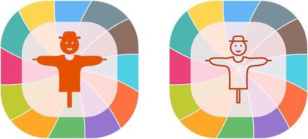 Scare Crow Icon Design vector