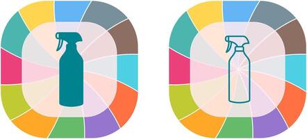 Spray bottle Icon Design vector