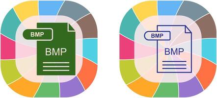 BMP Icon Design vector