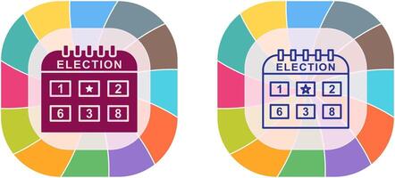 Election Day Icon Design vector