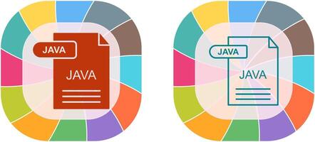 Java icono diseño vector