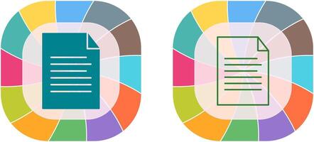 Sheet Icon Design vector