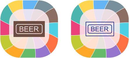 Beer Sign Icon Design vector