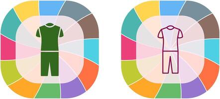 Pyjamas Suit Icon Design vector