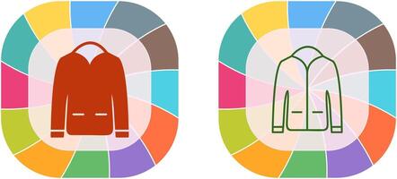 Men's Jacket Icon Design vector