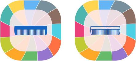 Comb Icon Design vector