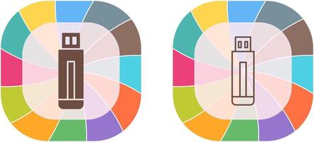 USB Drive Icon Design vector