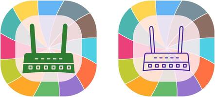 Router Icon Design vector