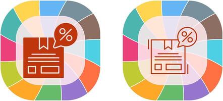 Discount Icon Design vector