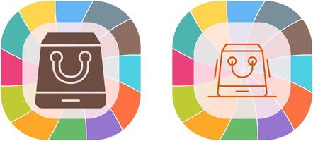 Shopping Bag Icon Design vector